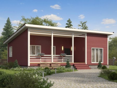 Флет. Дом из бруса 9х12 м., 108 кв.м.