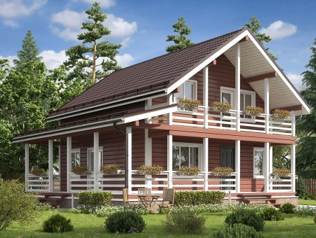 Севастополь. Дом из бруса 10х10 м., 180 кв.м.