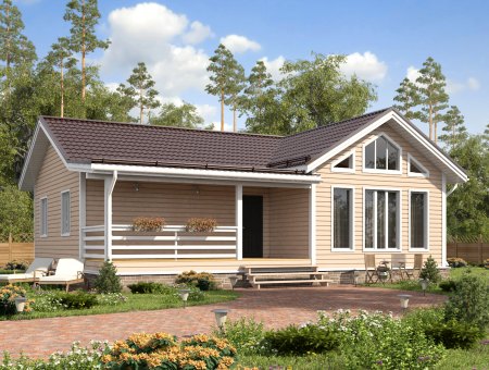 Магелан 3. Дом из бруса 10х12 м., 120 кв.м.