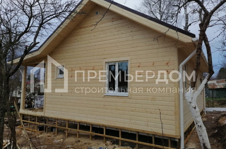 Фото со стройплощадок - Каркасный дом 8х9 м