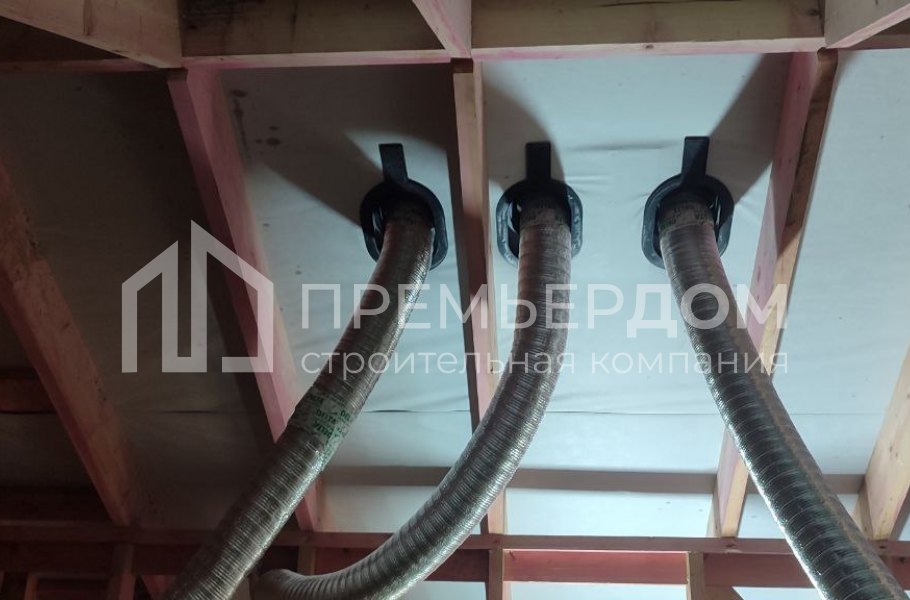 Фото со стройплощадок - Каркасный дом 9х12 м.