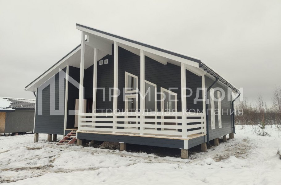 Фото со стройплощадок - Каркасный дом 12х10 м.