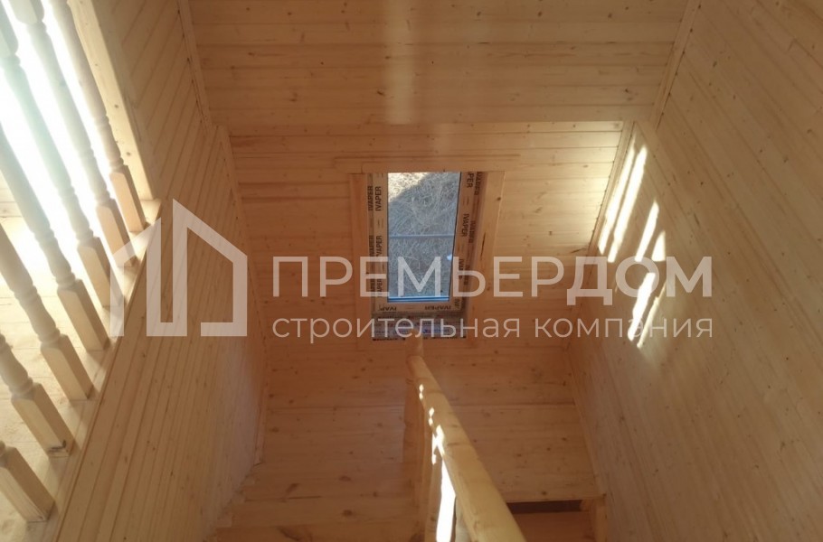 Фото со стройплощадок - Каркасный дом 8х8 м.