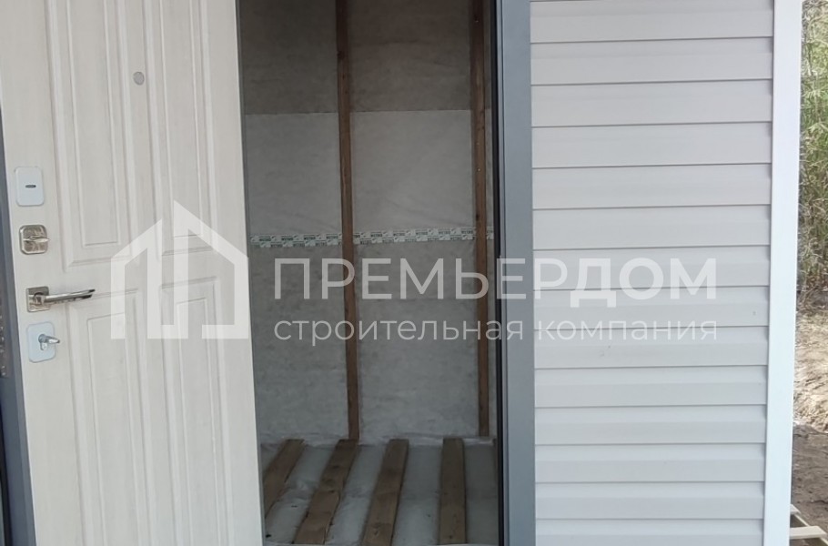 Фото со стройплощадок - Каркасный дом 6х8,5 м.