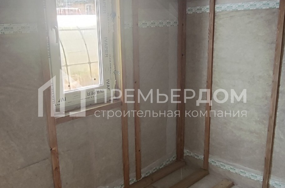 Фото со стройплощадок - Каркасный дом 6х8,5 м.