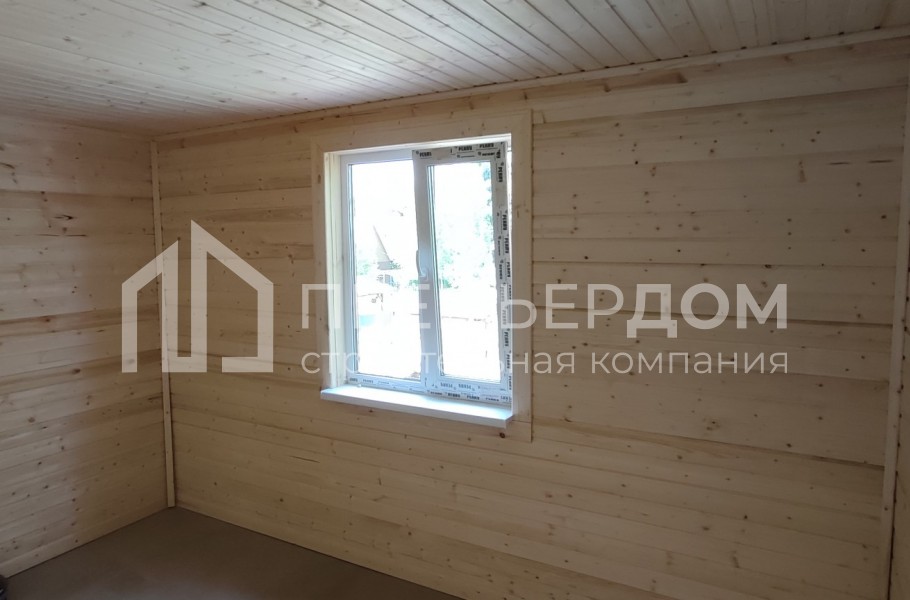 Фото со стройплощадок - Каркасный дом 5,6х10 м.