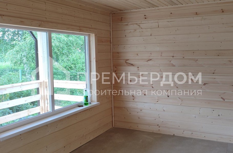 Фото со стройплощадок - Каркасный дом 5,6х10 м.