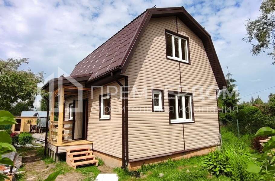 Фото со стройплощадок - Каркасный дом 5,6х10 м.