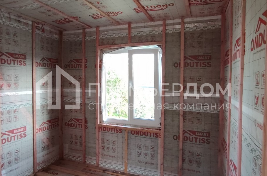 Фото со стройплощадок - Каркасный дом 7,5х10 м.