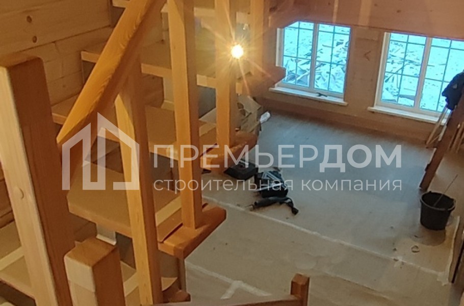 Фото со стройплощадок - Каркасный дом 7,5х12,5 м.