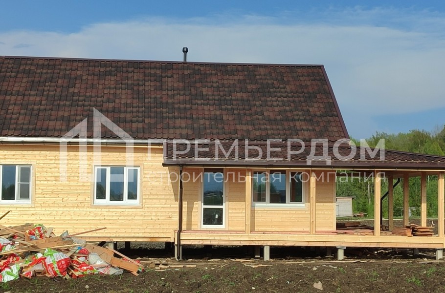Фото со стройплощадок - Каркасный дом 7,6х11,7