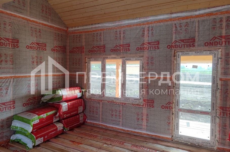 Фото со стройплощадок - Каркасный дом 7,6х11,7