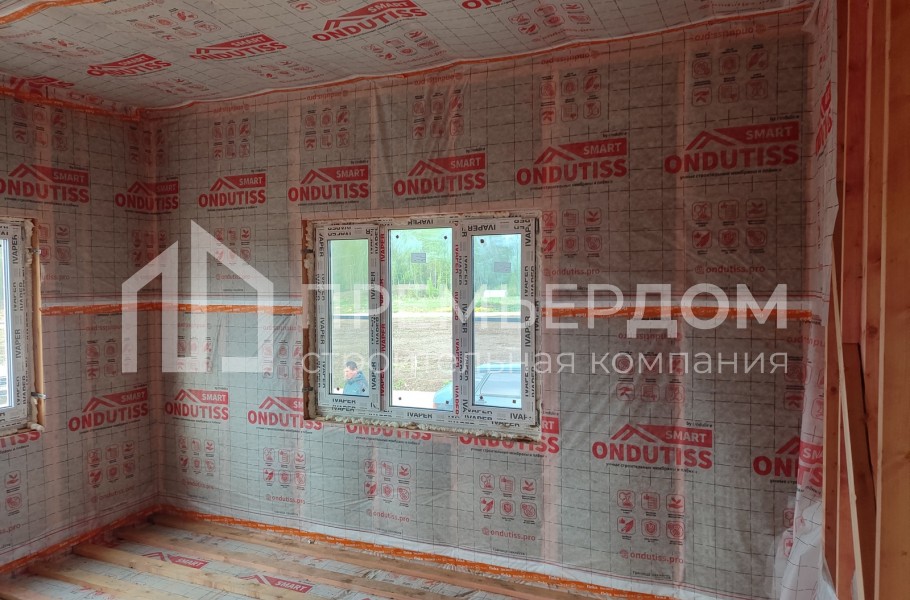 Фото со стройплощадок - Каркасный дом 7,6х11,7