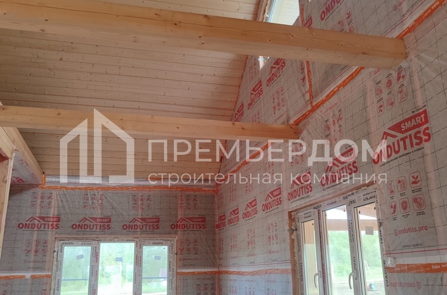 Фото со стройплощадок - Каркасный дом 7,6х11,7
