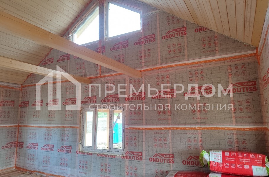 Фото со стройплощадок - Каркасный дом 7,6х11,7