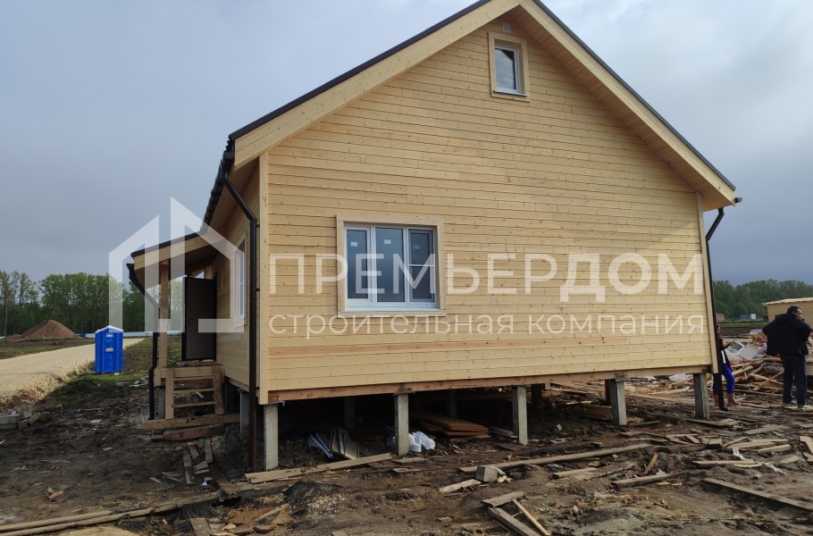 Фото со стройплощадок - Каркасный дом 7,6х11,7