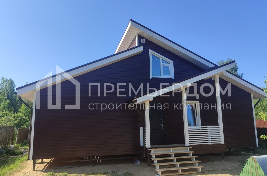 Фото со стройплощадок - Каркасный дом 9х12 м.