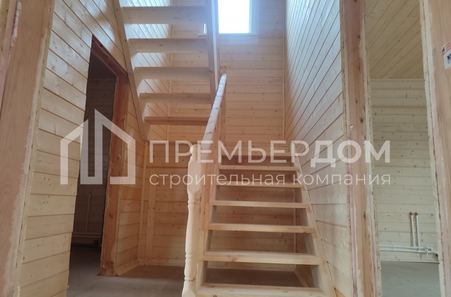 Фото со стройплощадок - Каркасный дом 7,5х7,5 м.
