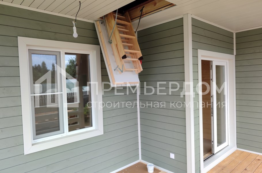Фото со стройплощадок - Каркасный дом 8,5х12 м.