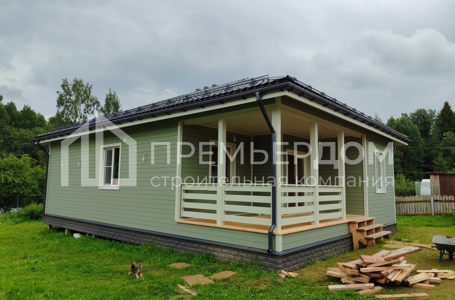 Фото со стройплощадок - Каркасный дом 8,5х12 м.