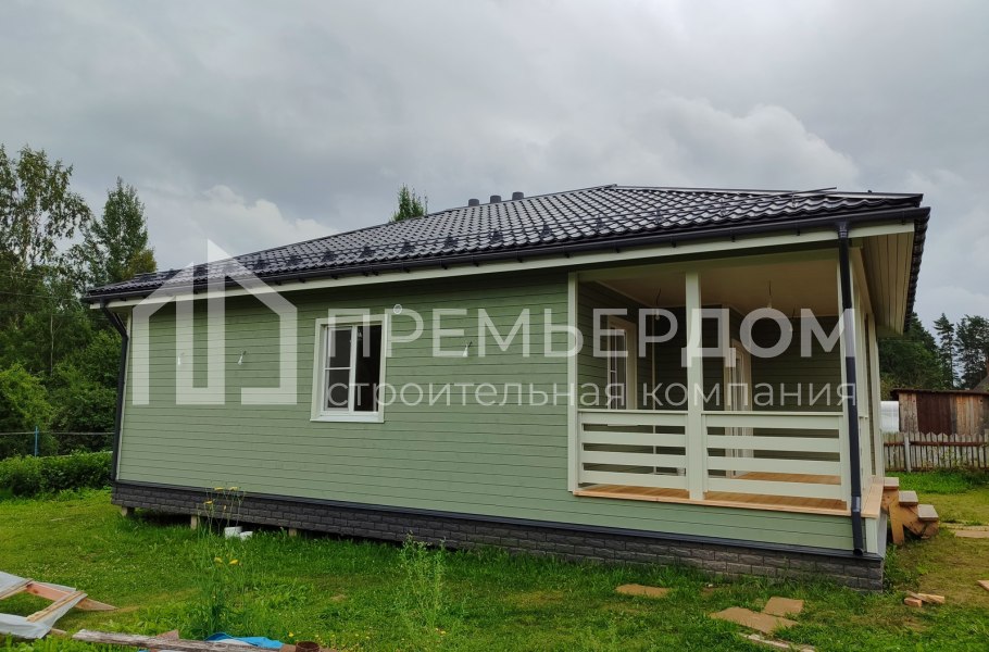 Фото со стройплощадок - Каркасный дом 8,5х12 м.