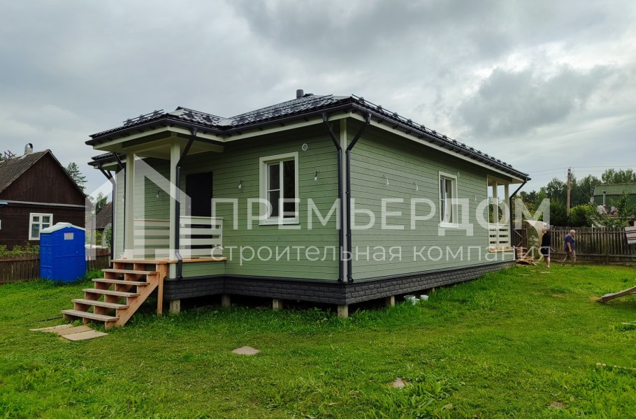 Фото со стройплощадок - Каркасный дом 8,5х12 м.