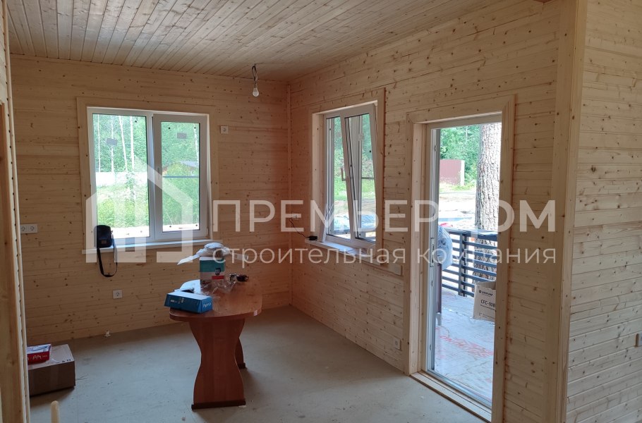 Фото со стройплощадок - Каркасный дом 8х10 м.