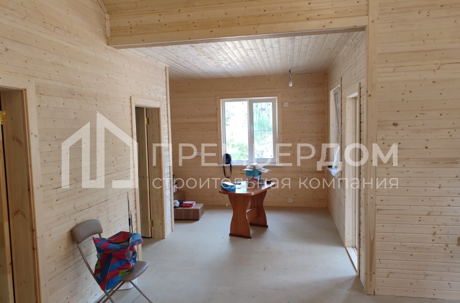 Фото со стройплощадок - Каркасный дом 8х10 м.