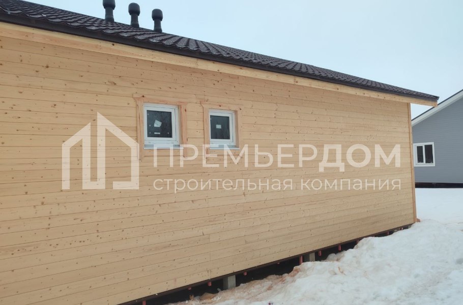 Фото со стройплощадок - Каркасный дом 12х10 м.