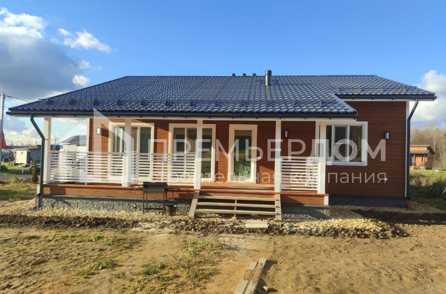 Фото со стройплощадок - Каркасный дом 11,7х11,5 м.