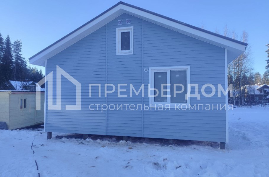 Фото со стройплощадок - Каркасный дом 7,5х12 м. 