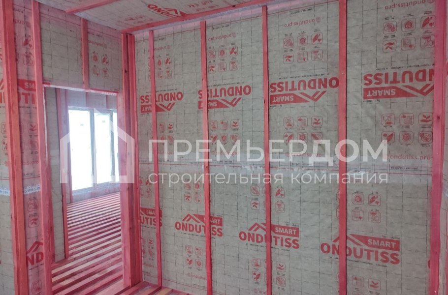 Фото со стройплощадок - Каркасный дом 7,5х12 м. 