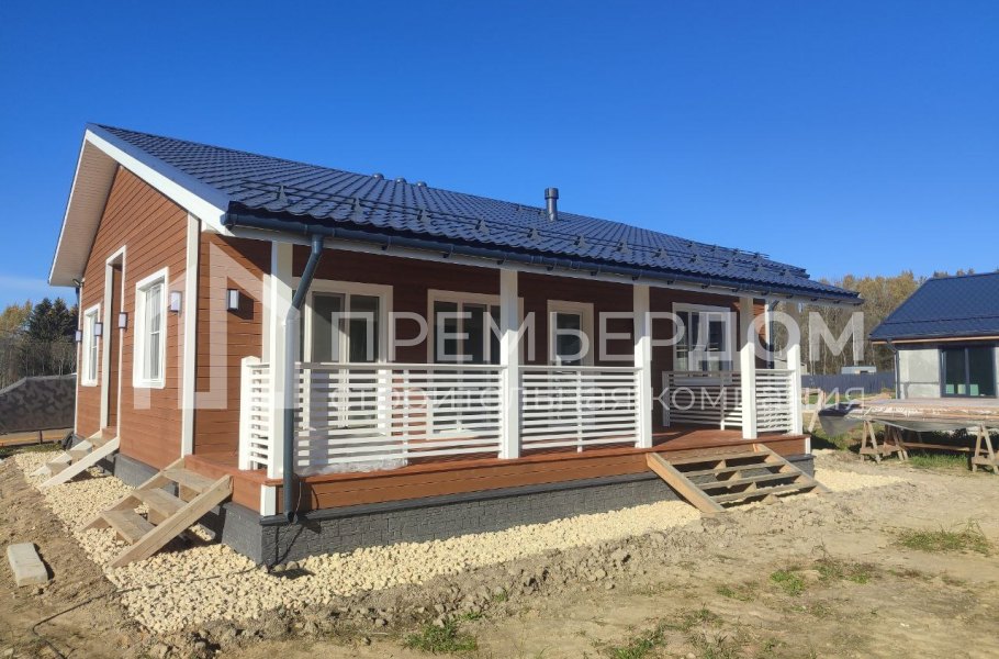 Фото со стройплощадок - Каркасный дом 11,7х11,5 м.