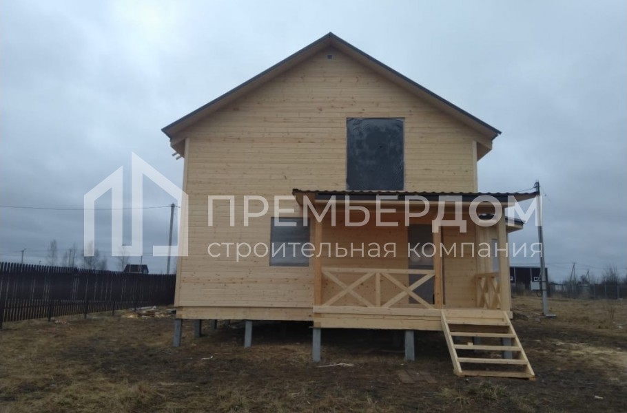 Фото со стройплощадок - Каркасный дом 8х10 м.