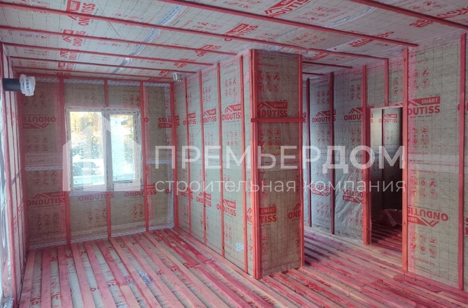 Фото со стройплощадок - Каркасный дом 7,5х12 м. 