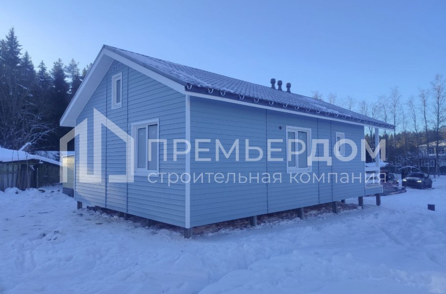 Фото со стройплощадок - Каркасный дом 7,5х12 м. 