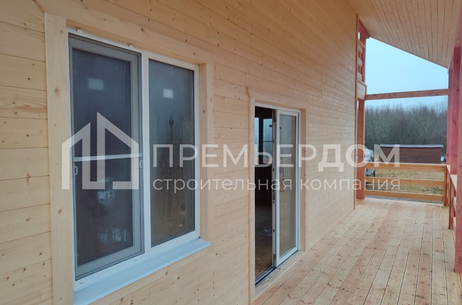 Фото со стройплощадок - Каркасный дом 10х10 м.