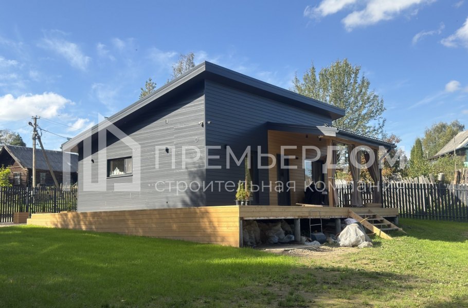 Фото со стройплощадок - Каркасный дом 10х11 м.