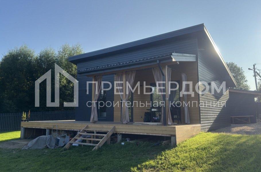 Фото со стройплощадок - Каркасный дом 10х11 м.