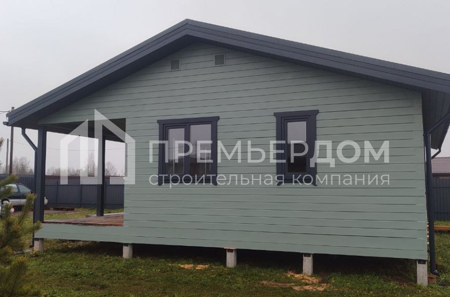 Фото со стройплощадок - Дом из бруса 8,5х11 м.