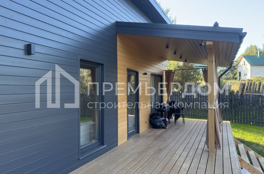 Фото со стройплощадок - Каркасный дом 10х11 м.