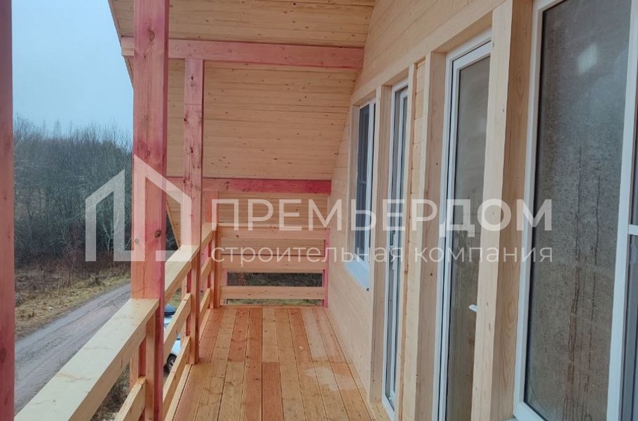 Фото со стройплощадок - Каркасный дом 10х10 м.