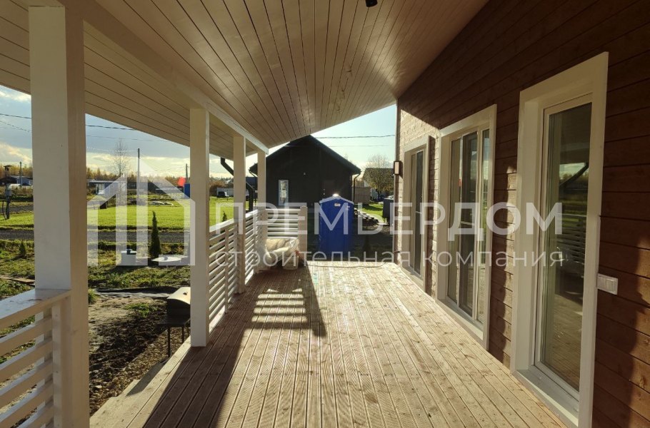 Фото со стройплощадок - Каркасный дом 11,7х11,5 м.