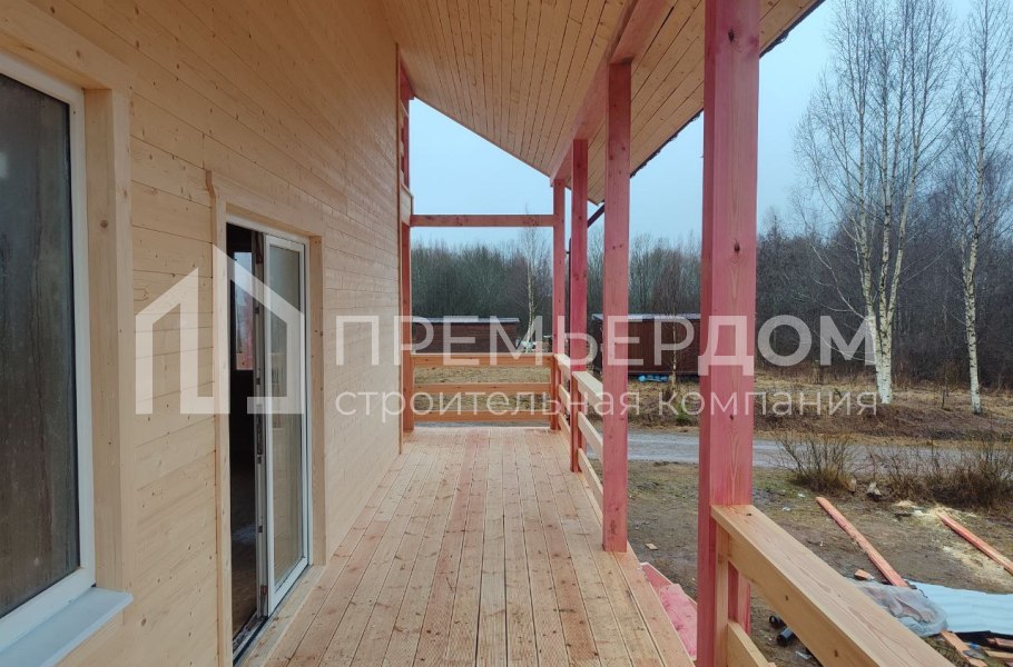 Фото со стройплощадок - Каркасный дом 10х10 м.