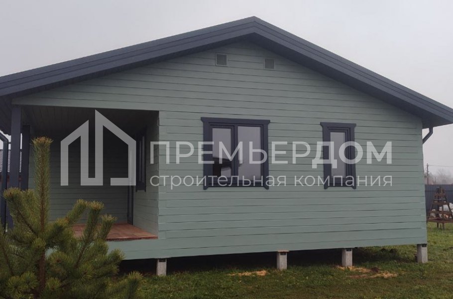 Фото со стройплощадок - Дом из бруса 8,5х11 м.