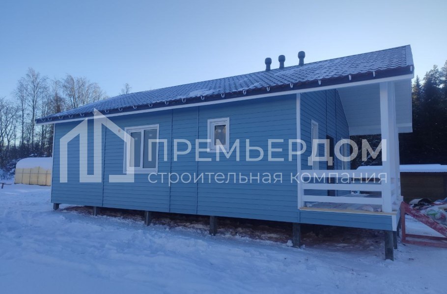 Фото со стройплощадок - Каркасный дом 7,5х12 м. 