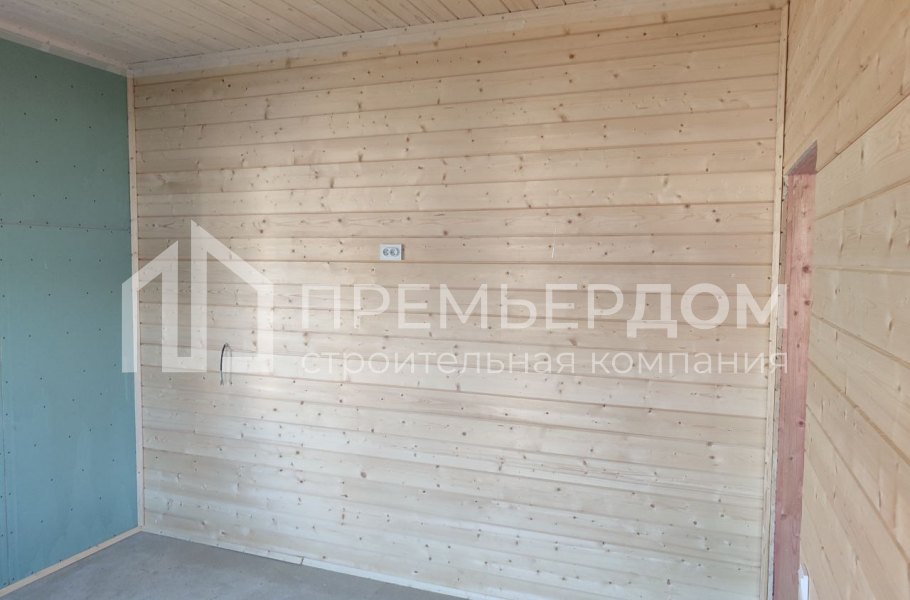 Фото со стройплощадок - Каркасный дом 11,7х11,5 м.