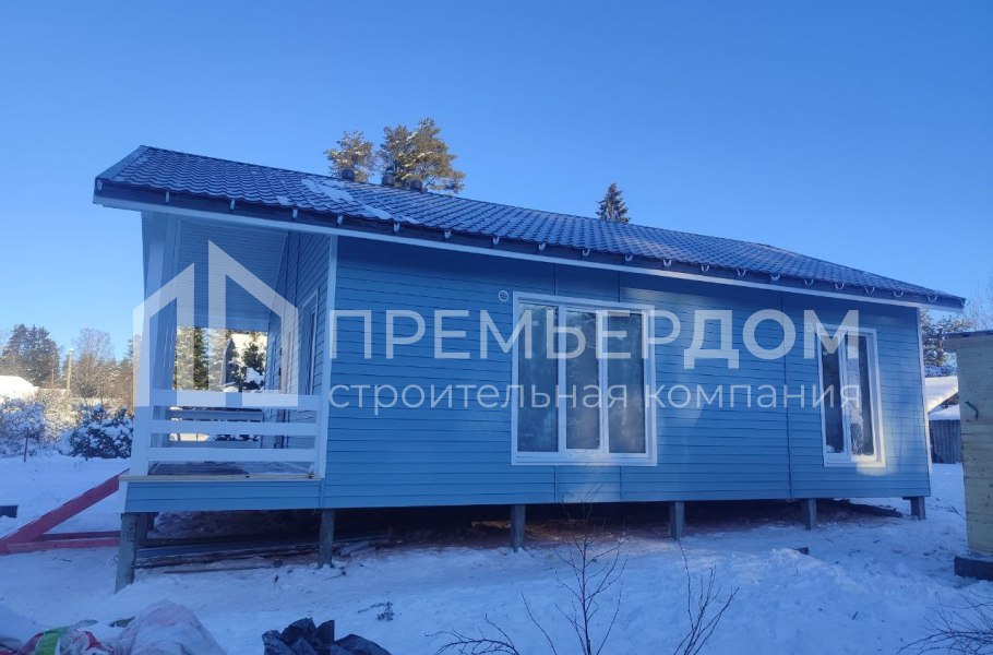 Фото со стройплощадок - Каркасный дом 7,5х12 м. 