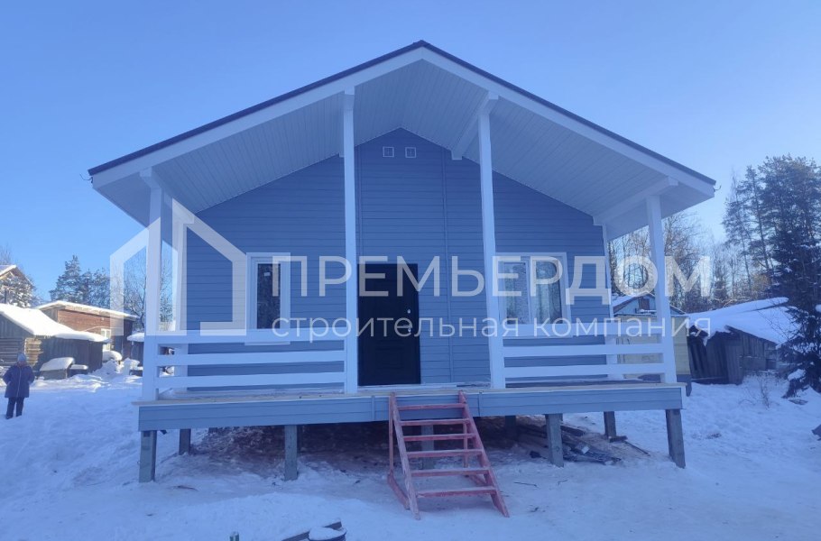 Фото со стройплощадок - Каркасный дом 7,5х12 м. 