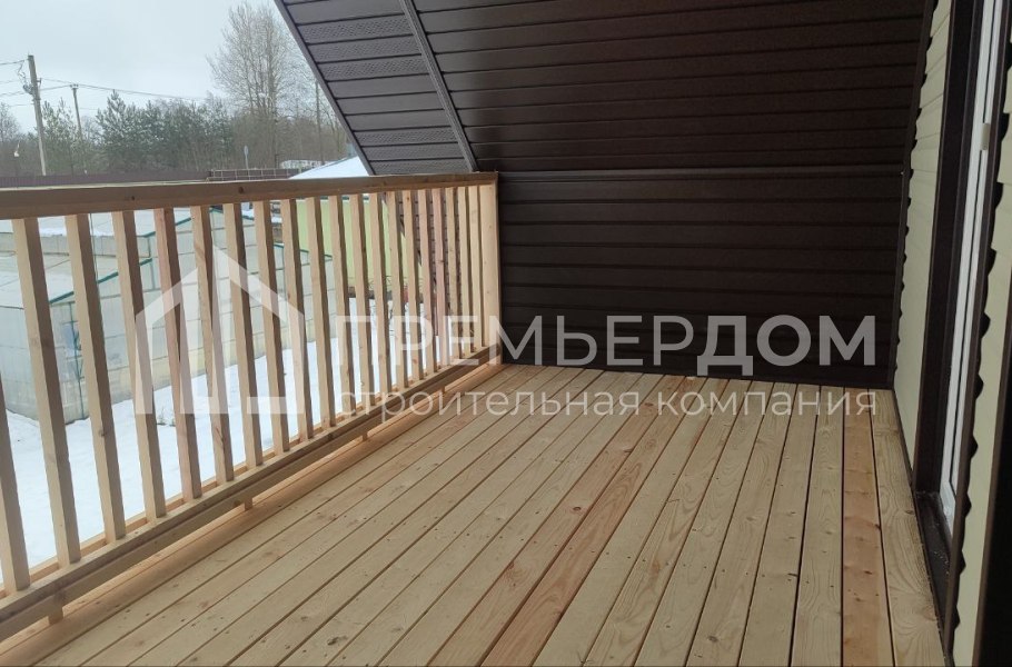 Фото со стройплощадок - Каркасный дом 8х11 м.